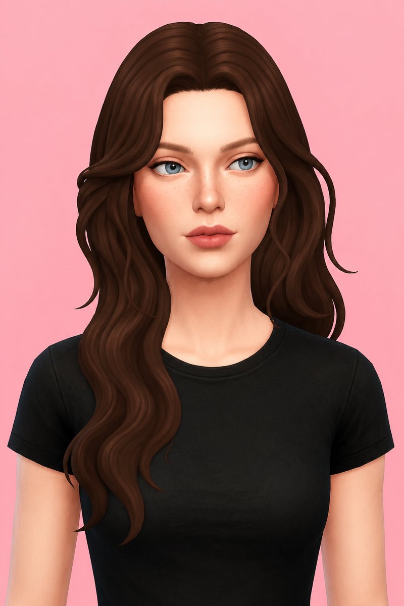 paisley hair custom content (CC) for Sims 4 by dogsill
