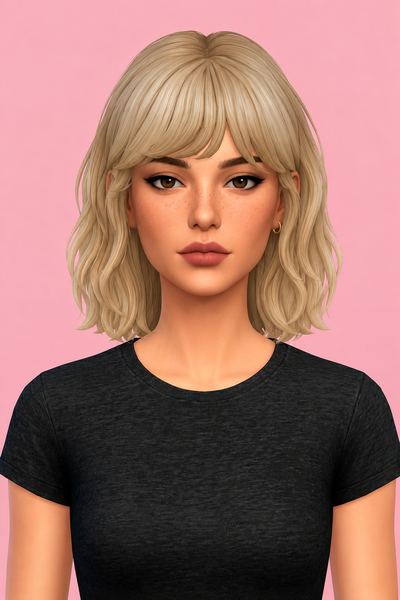 prescott hair custom content (CC) for Sims 4 by dogsill