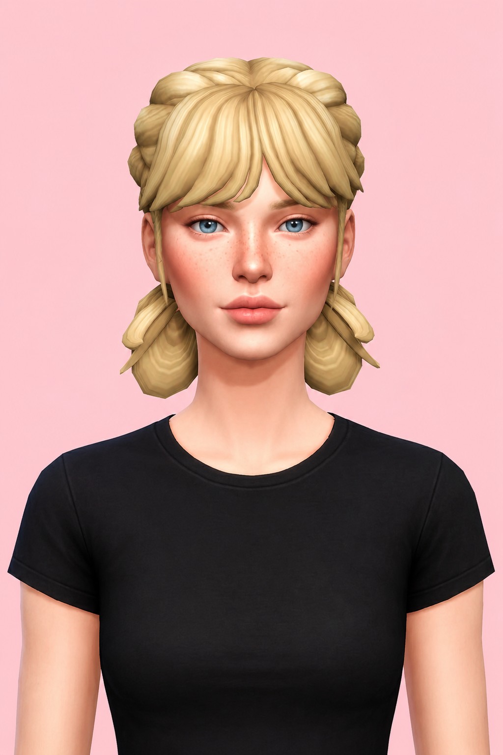 wattson hair custom content (CC) for Sims 4 by dogsill