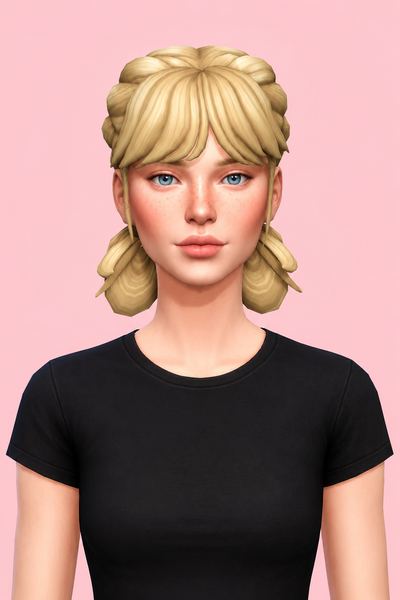 wattson hair custom content (CC) for Sims 4 by dogsill