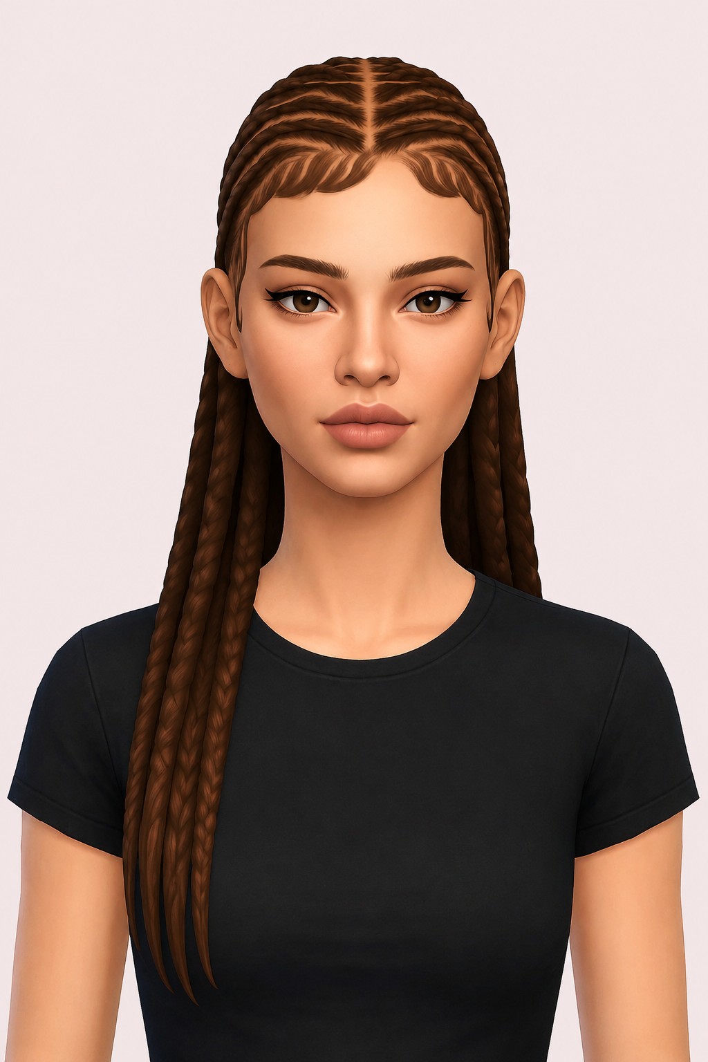 nifty knitting’s baby hairs custom content (CC) for Sims 4 by dogsill