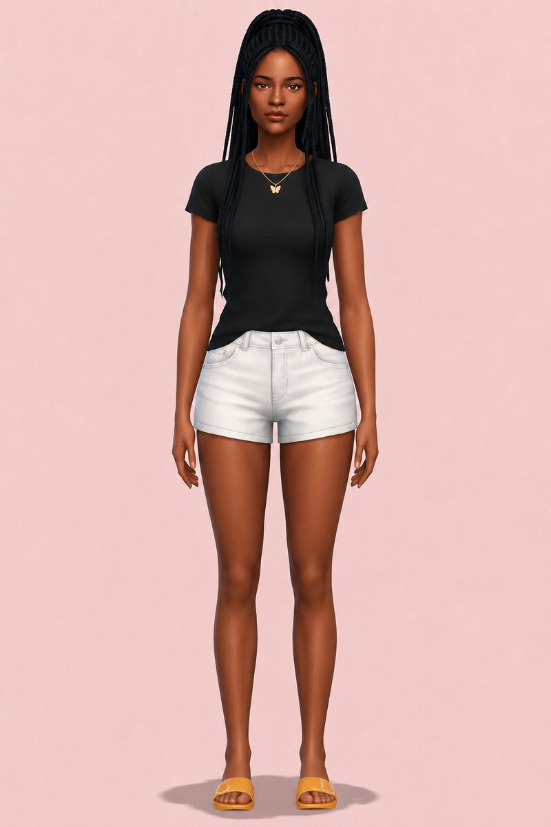 savvysweet​​‘s hila highpony retexture custom content (CC) for Sims 4 by dogsill