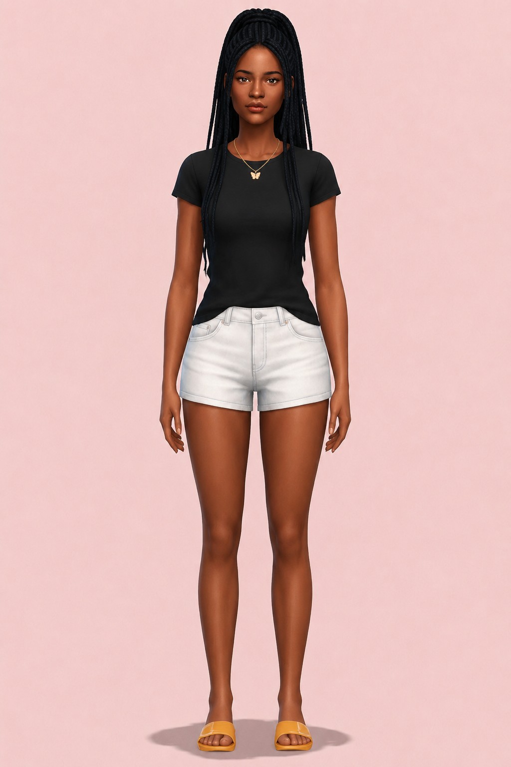 savvysweet‘s hila highpony retexture custom content (CC) for Sims 4 by dogsill