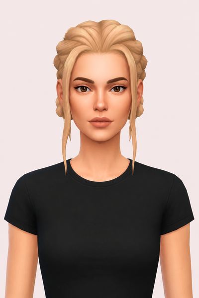 margot buns custom content (CC) for Sims 4 by dogsill
