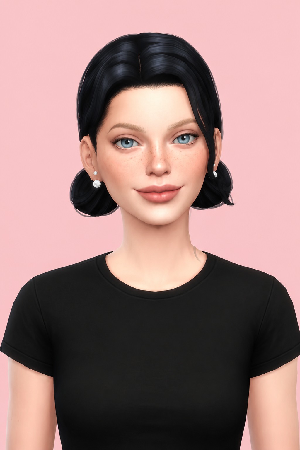 lyla hairs custom content (CC) for Sims 4 by dogsill