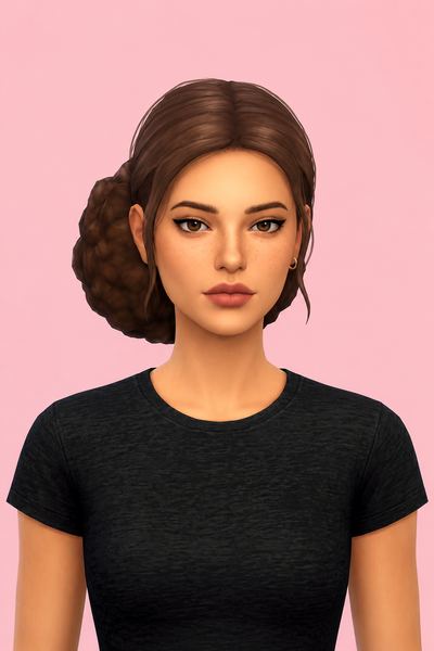 alice hair custom content (CC) for Sims 4 by dogsill