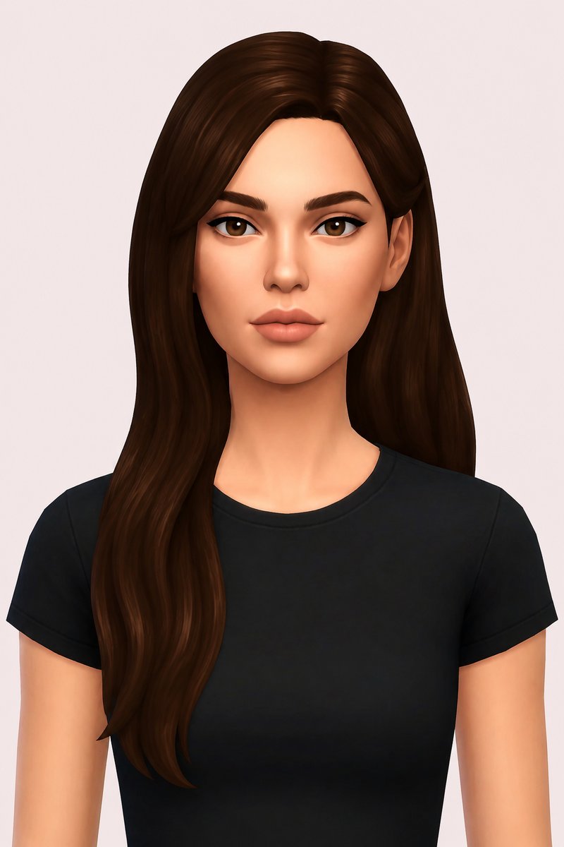 sidney hair custom content (CC) for Sims 4 by dogsill