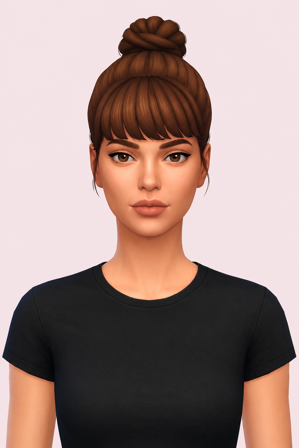 cindy hair custom content (CC) for Sims 4 by dogsill