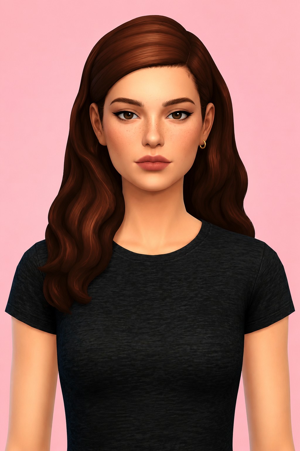 annasophia hair custom content (CC) for Sims 4 by dogsill