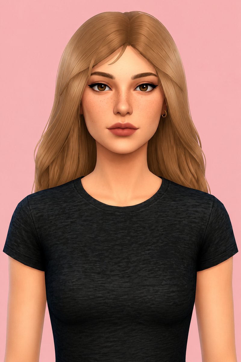Sage hair custom content (CC) for Sims 4 by miikocc