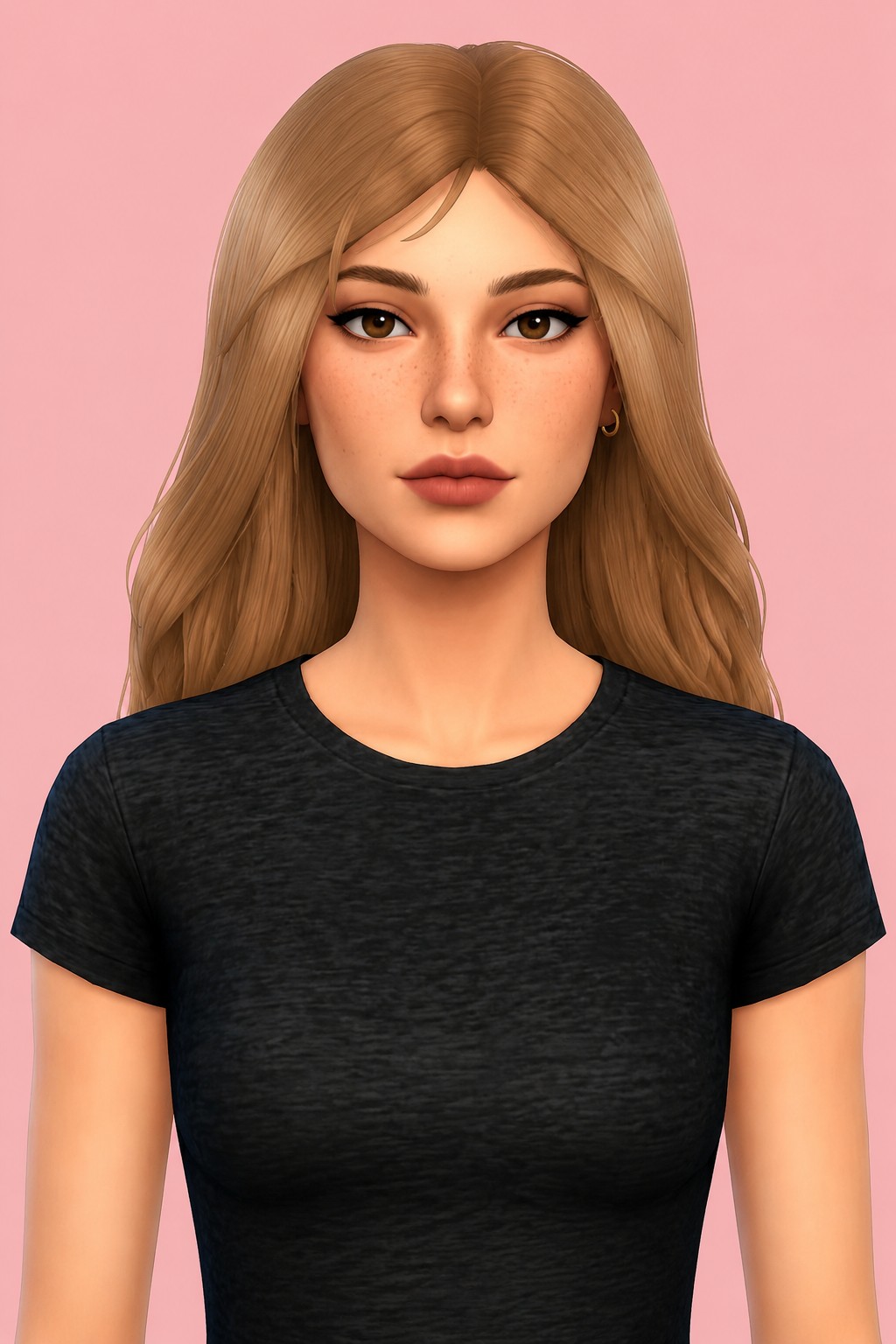 Sage hair custom content (CC) for Sims 4 by miikocc