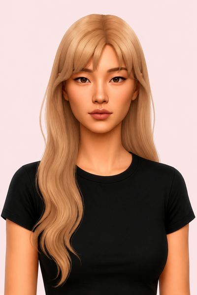 Accessory bangs 彡☆ Rei & Usagi custom content (CC) for Sims 4 by miikocc