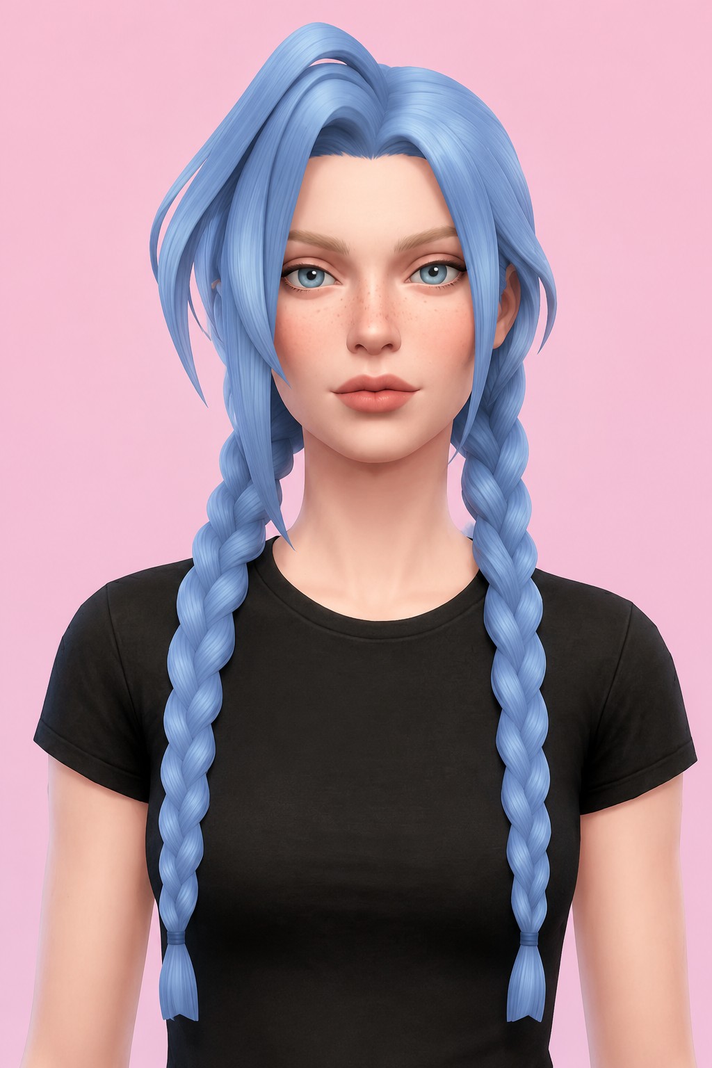Playground Hair V2 custom content (CC) for Sims 4 by miikocc