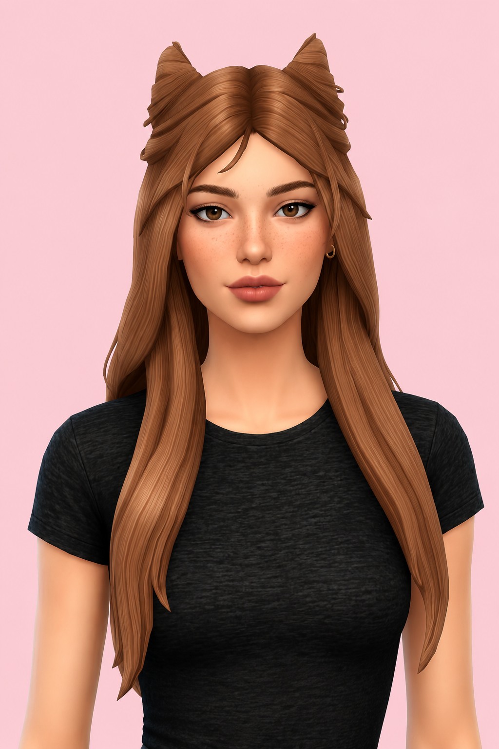 Jude hair (long) custom content (CC) for Sims 4 by miikocc