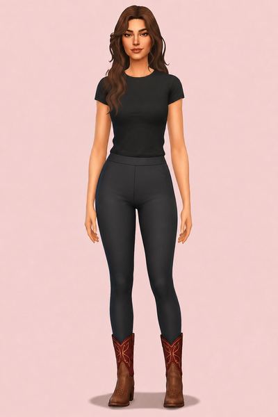 Plaid tights fix custom content (CC) for Sims 4 by miikocc