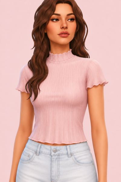 Summer tops custom content (CC) for Sims 4 by miikocc