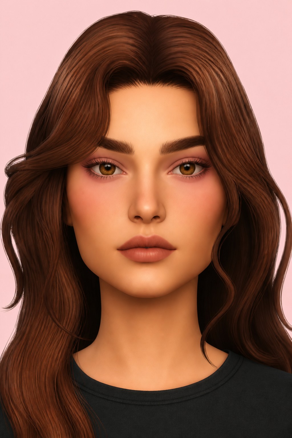 Moony Eyes Shadow Version custom content (CC) for Sims 4 by miikocc