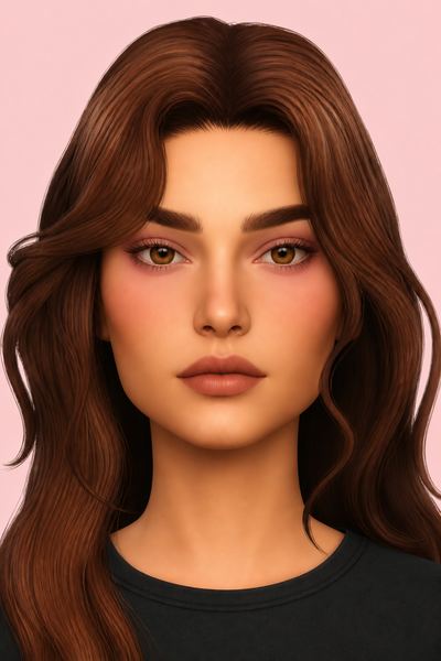 Moony Eyes Shadow Version custom content (CC) for Sims 4 by miikocc