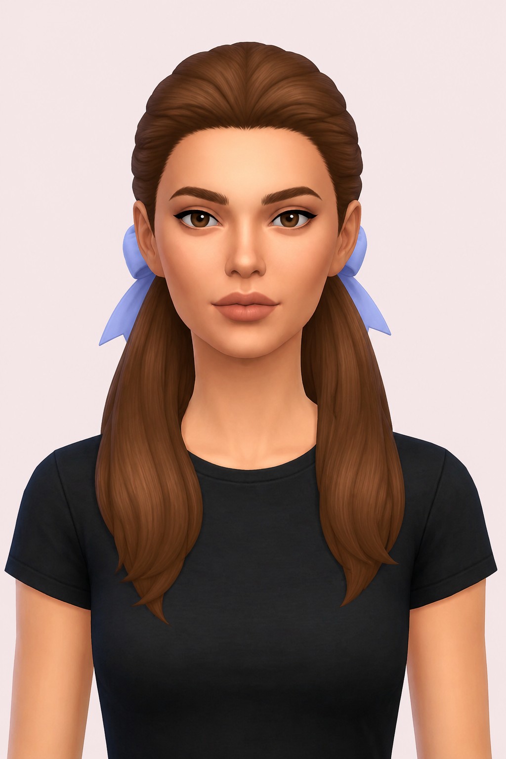 Little Beauty hairstyle custom content (CC) for Sims 4 by miikocc