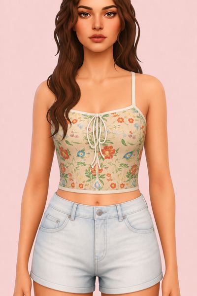 Renaissance top custom content (CC) for Sims 4 by miikocc