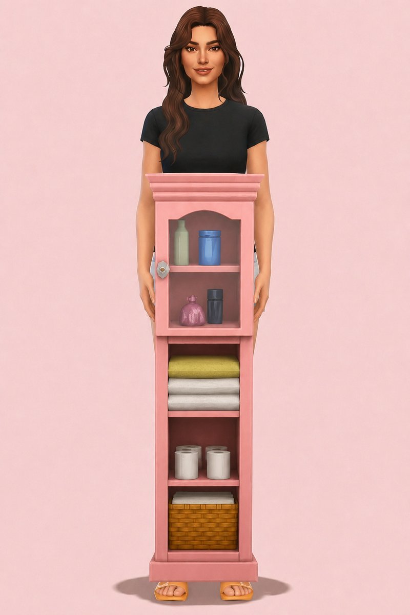 Bathroom Organizer custom content (CC) for Sims 4 by miikocc
