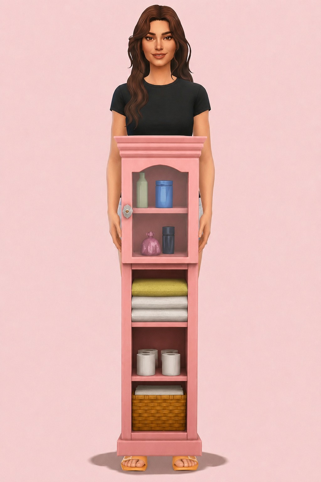 Bathroom Organizer custom content (CC) for Sims 4 by miikocc