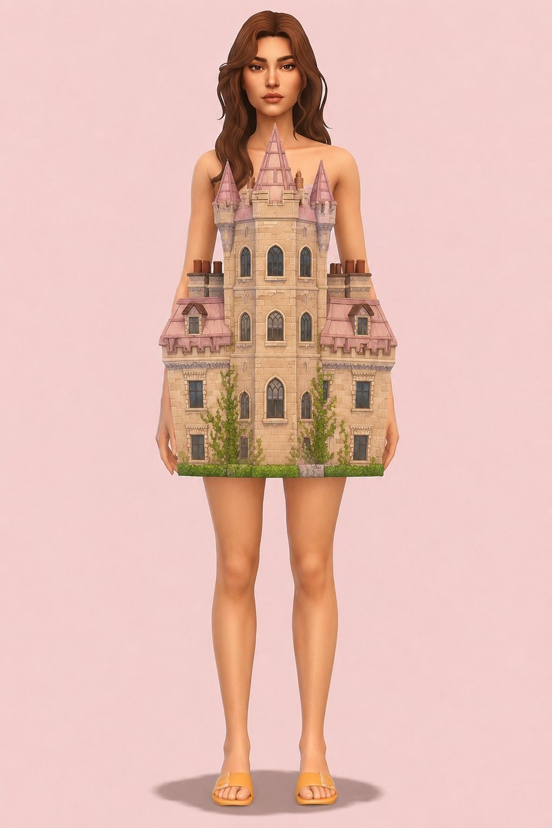 Pastel World Get Together Architecture custom content (CC) for Sims 4 by miikocc