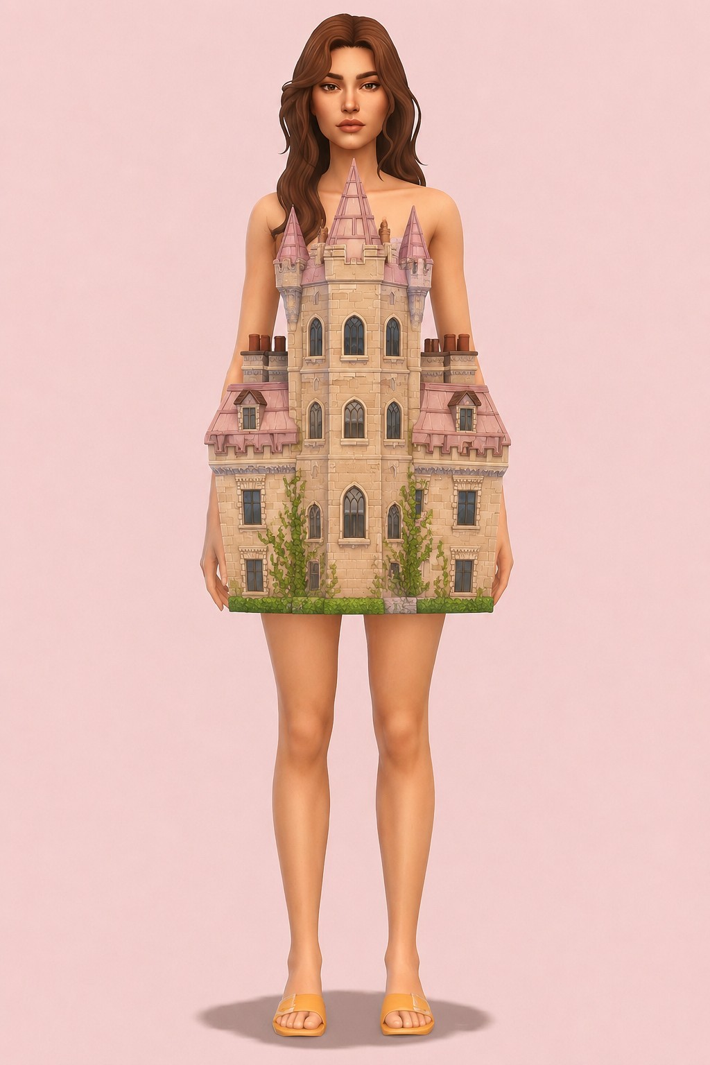 Pastel World Get Together Architecture custom content (CC) for Sims 4 by miikocc