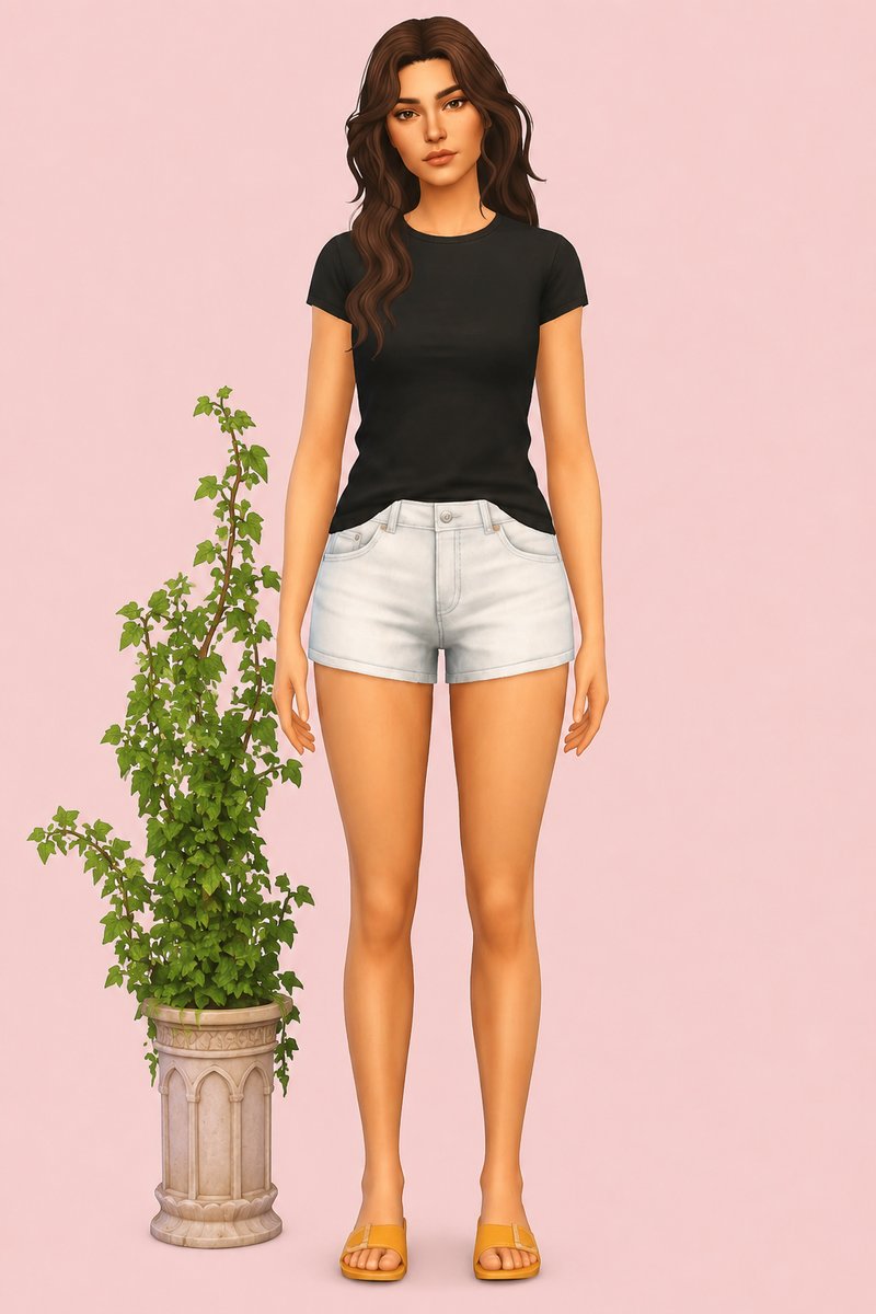 Pastel World Get Together Plants custom content (CC) for Sims 4 by miikocc