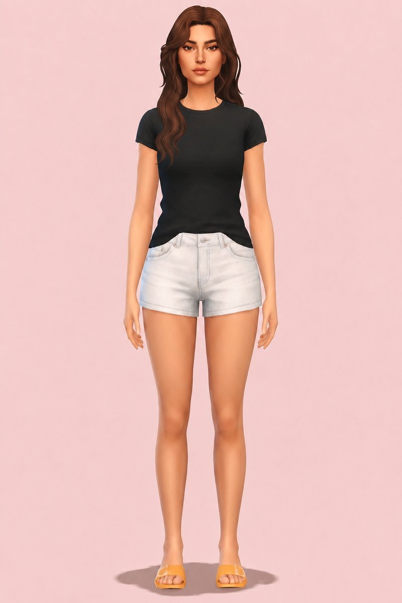 Chin slider (remake) custom content (CC) for Sims 4 by miikocc