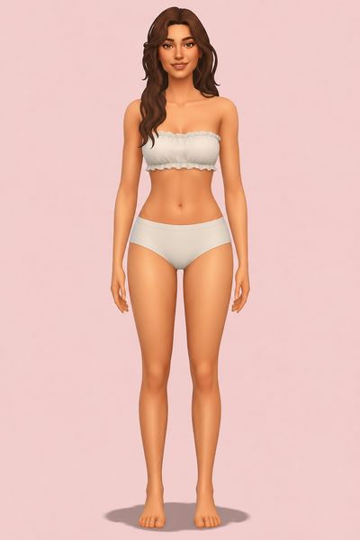 Enemy skin overlay (with body preset) custom content (CC) for Sims 4 by miikocc