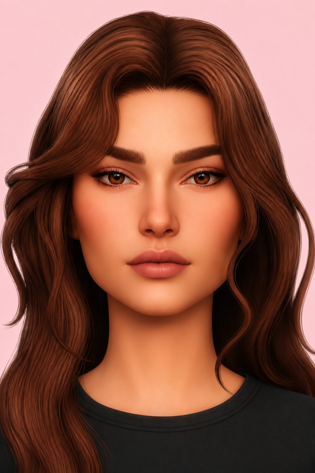 Denise ✰*• Base-sim and eyebrows custom content (CC) for Sims 4 by miikocc