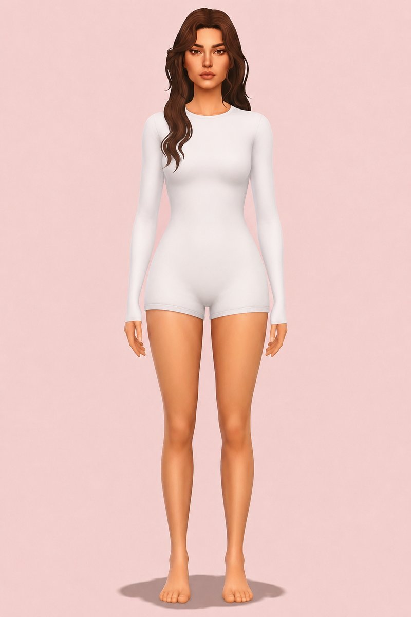 Kennie body preset custom content (CC) for Sims 4 by miikocc