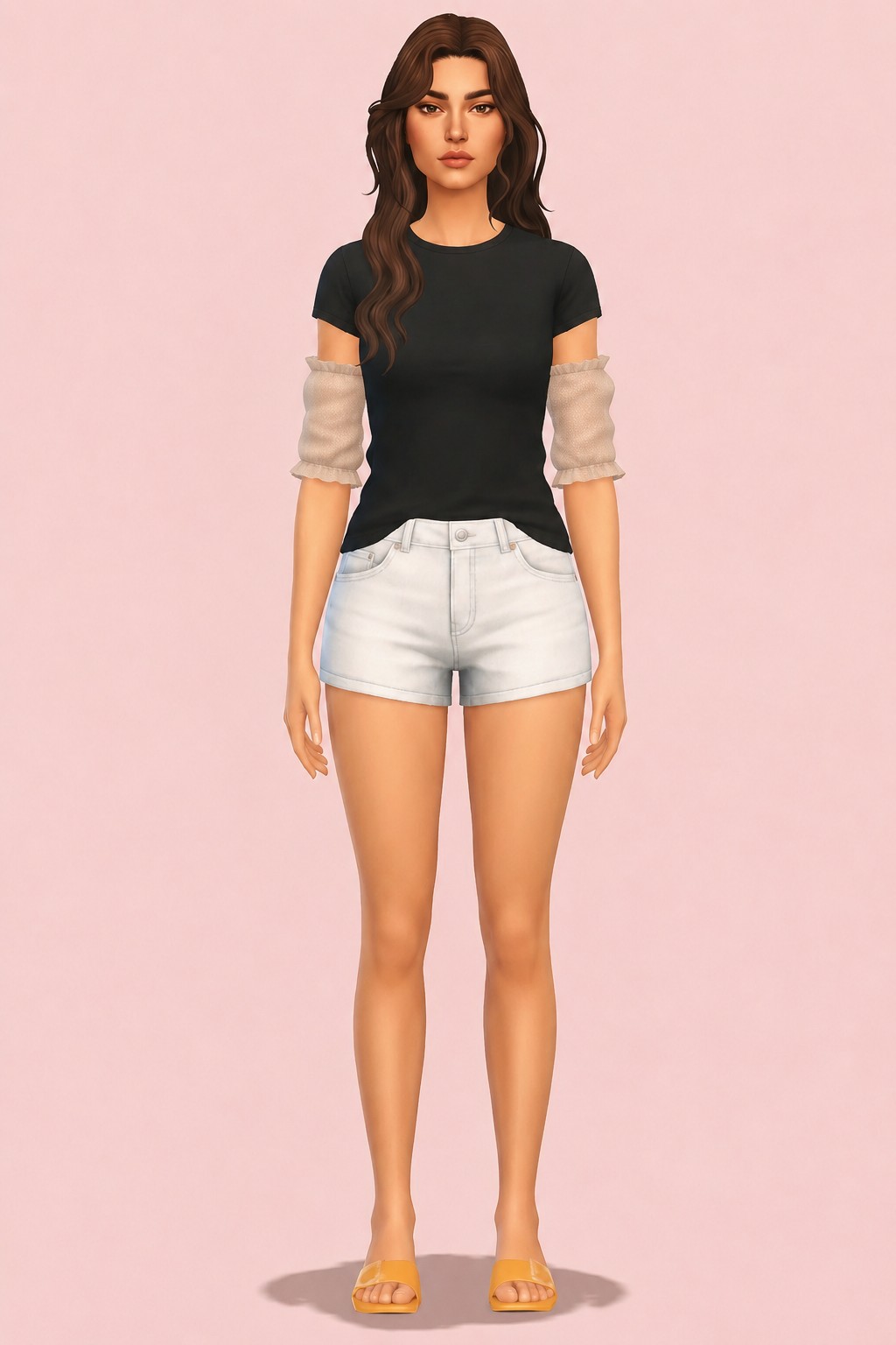 Vintage accessory sleeves custom content (CC) for Sims 4 by miikocc