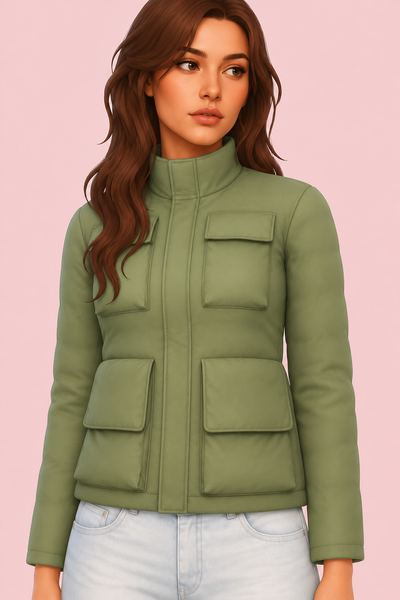 Army jacket custom content (CC) for Sims 4 by miikocc