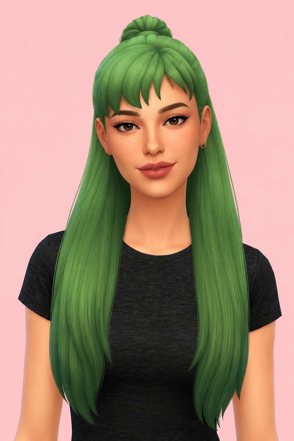 Setsuna hair custom content (CC) for Sims 4 by miikocc