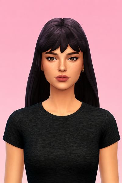 WIP: Rei hair custom content (CC) for Sims 4 by miikocc