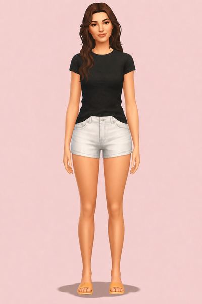 Serena skin overlay custom content (CC) for Sims 4 by miikocc