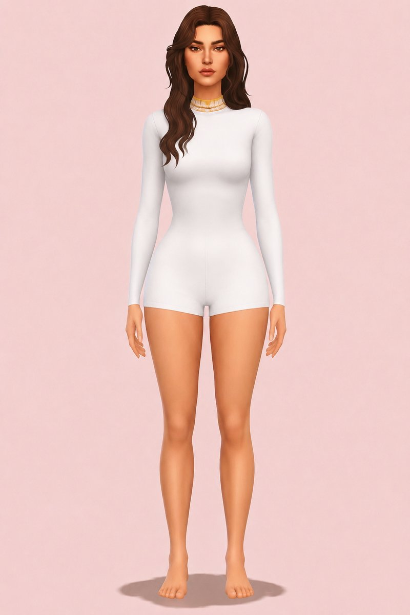 Serena body preset custom content (CC) for Sims 4 by miikocc