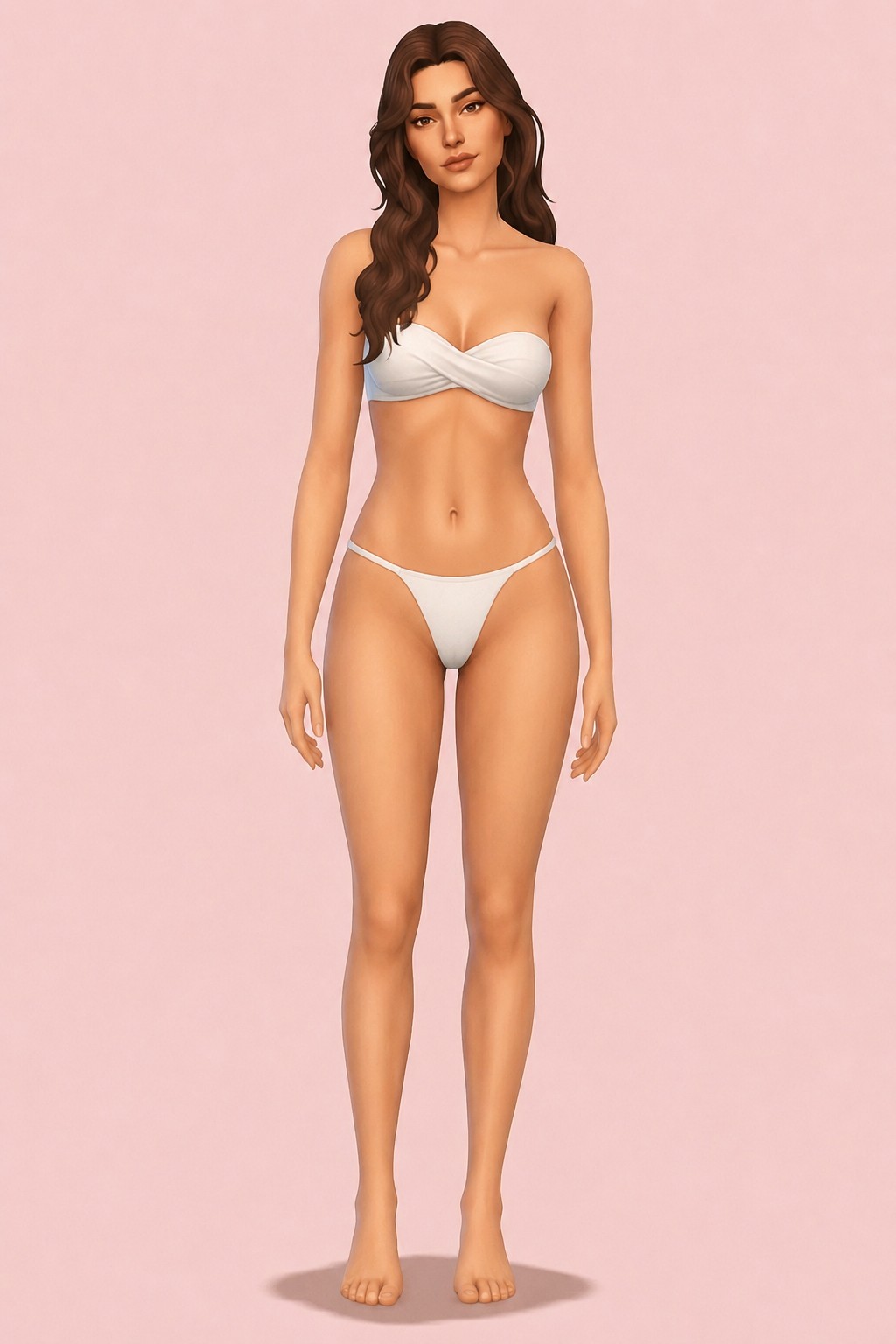 Serena preset & skin W.I.P. custom content (CC) for Sims 4 by miikocc