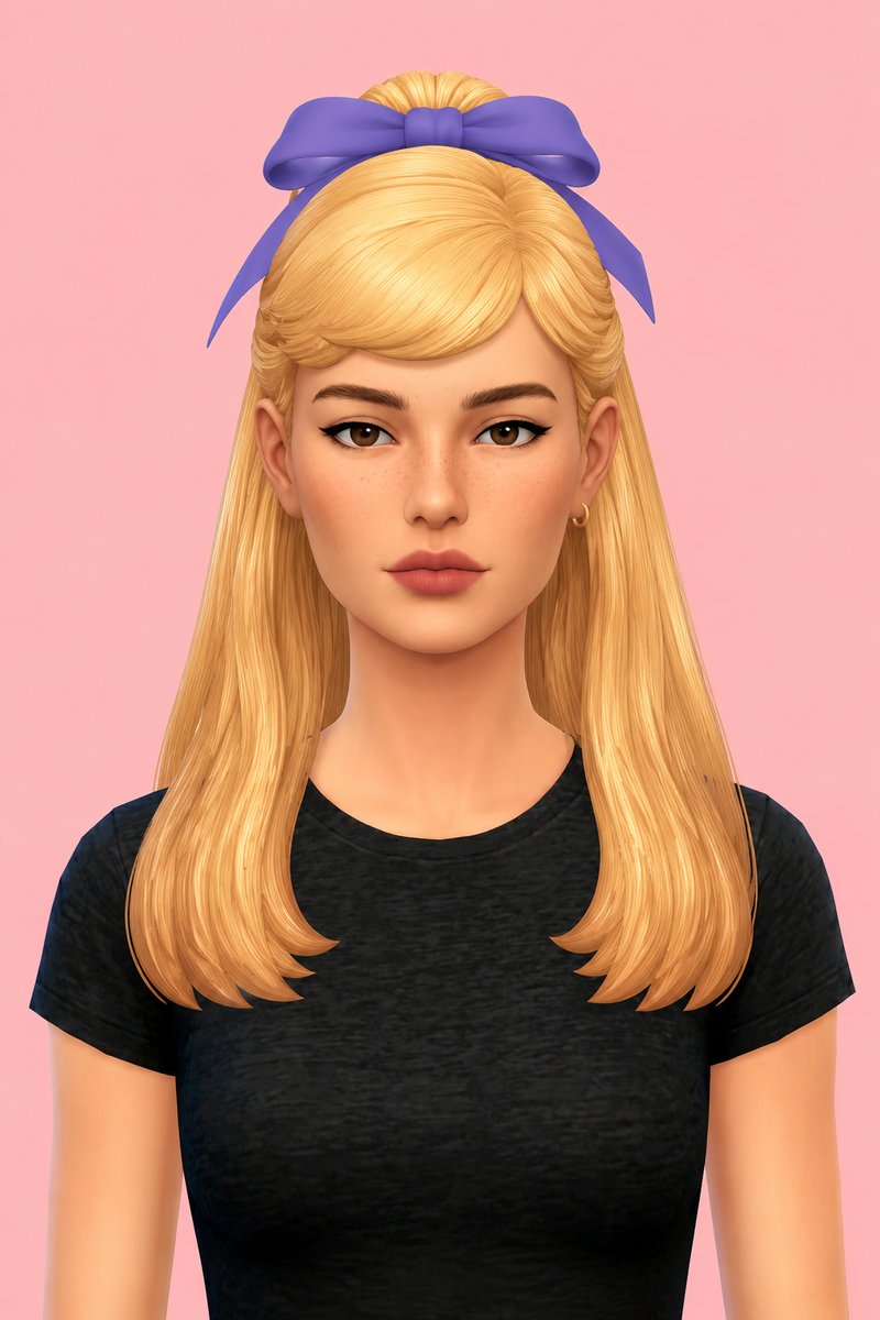 Minako hair 🎀 custom content (CC) for Sims 4 by miikocc
