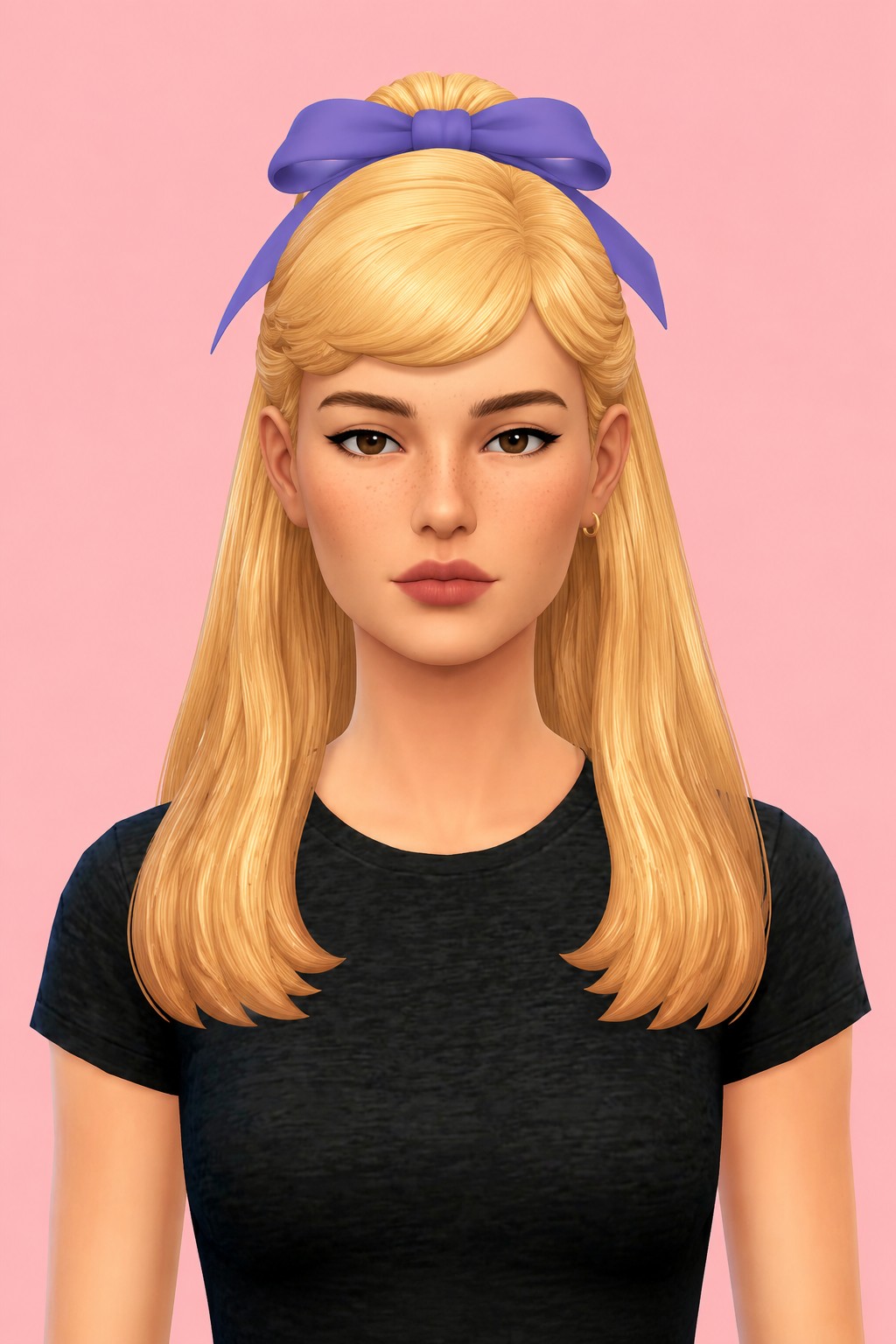 Minako hair 🎀 custom content (CC) for Sims 4 by miikocc