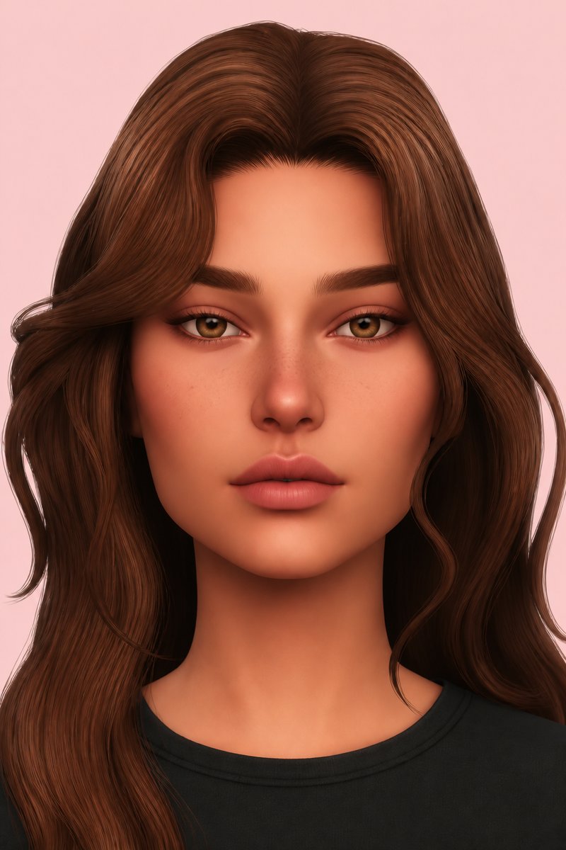 Vanya skin, body blush & body preset custom content (CC) for Sims 4 by miikocc