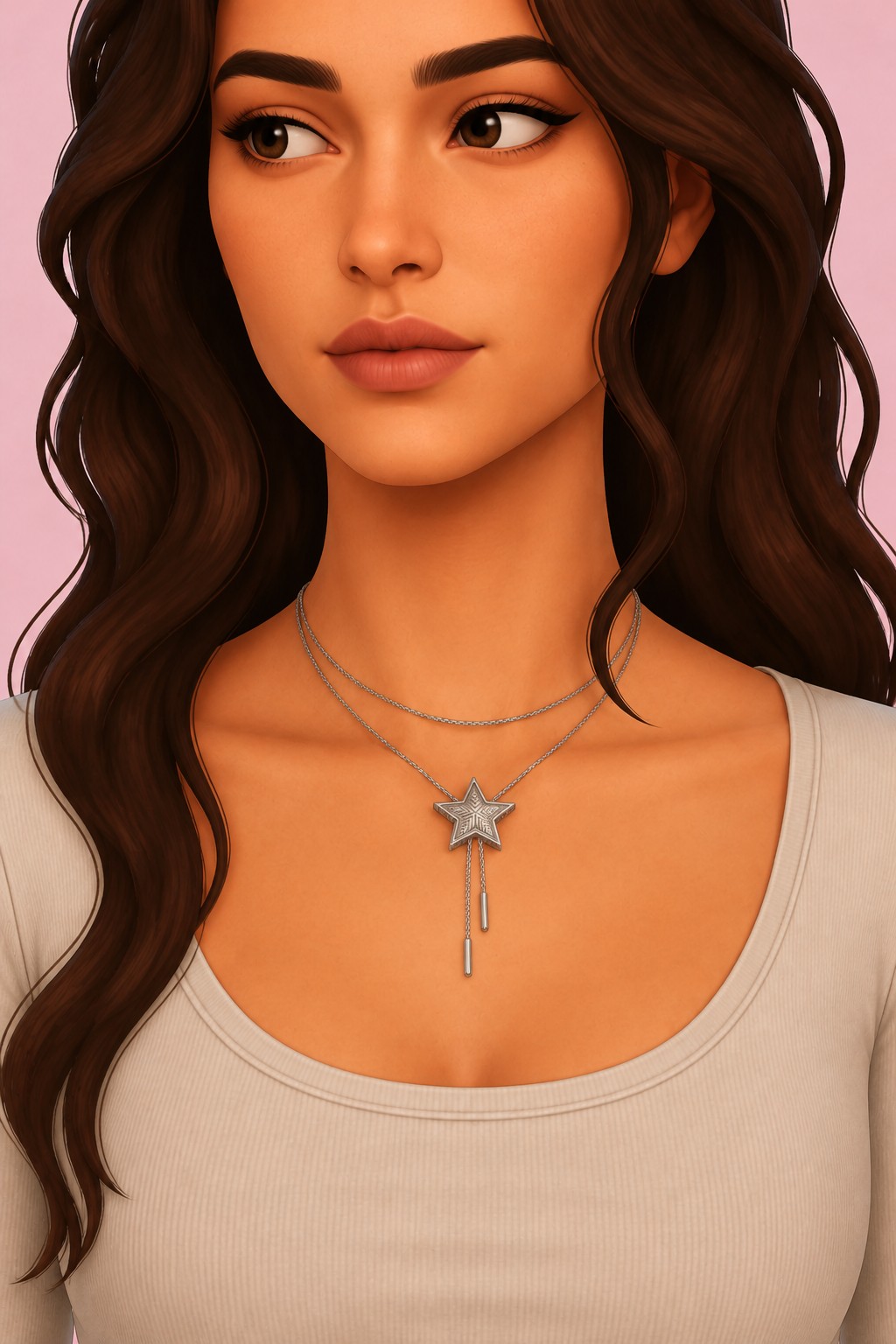 STARLIE NECKLACE (EARLY ACCESS) custom content (CC) for Sims 4 by simpliciaty