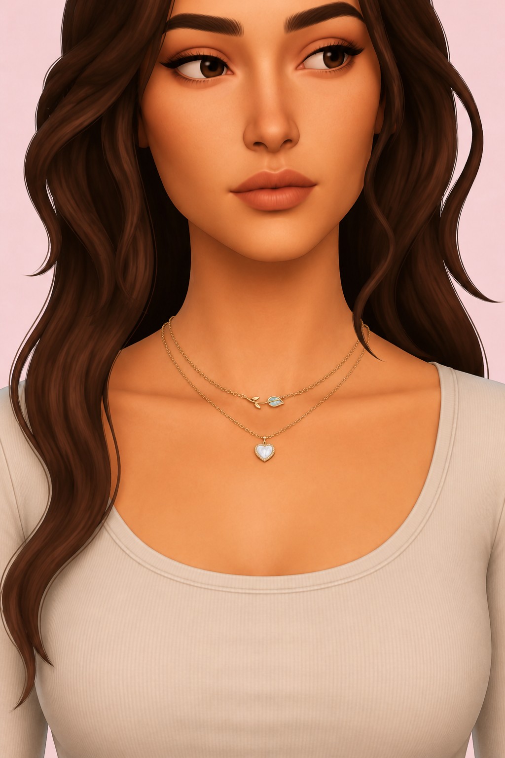 ROSALIE NECKLACE (EARLY ACCESS) custom content (CC) for Sims 4 by simpliciaty