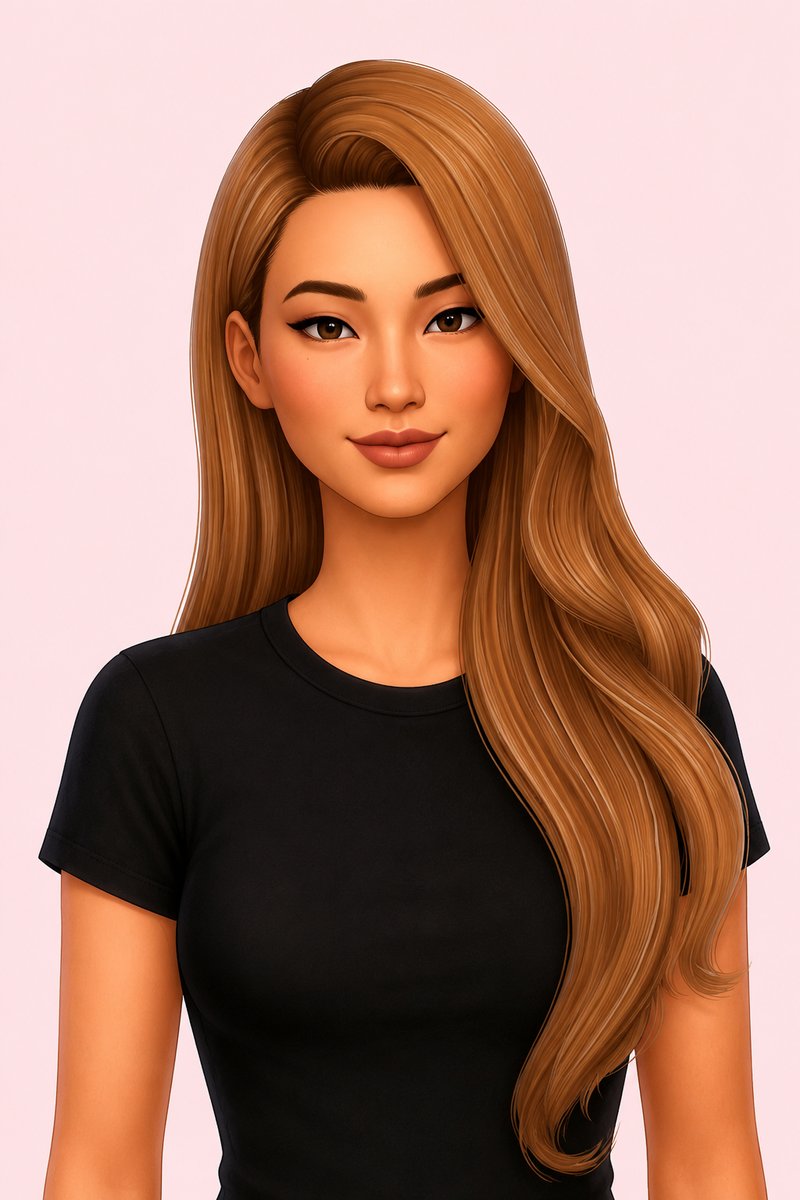 ALANA HAIR (EARLY ACCESS) custom content (CC) for Sims 4 by simpliciaty