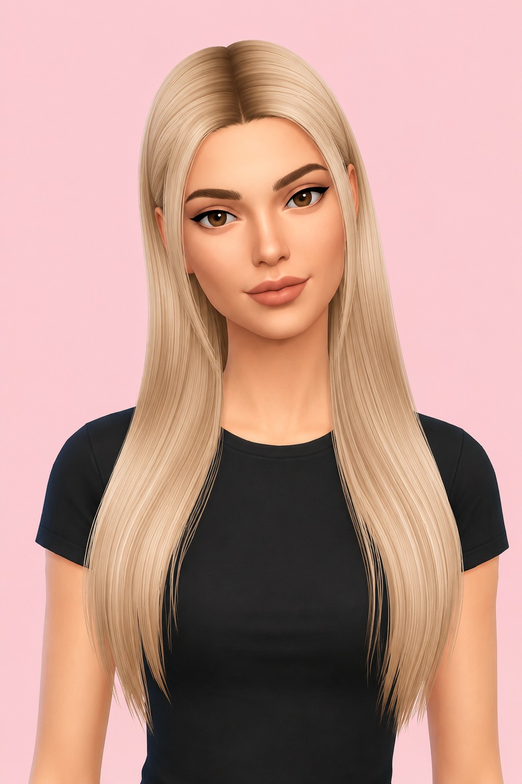 GLACIE HAIR (EARLY ACCESS) custom content (CC) for Sims 4 by simpliciaty