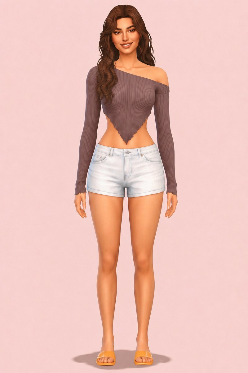 TANYA TOP (EARLY ACCESS) custom content (CC) for Sims 4 by simpliciaty