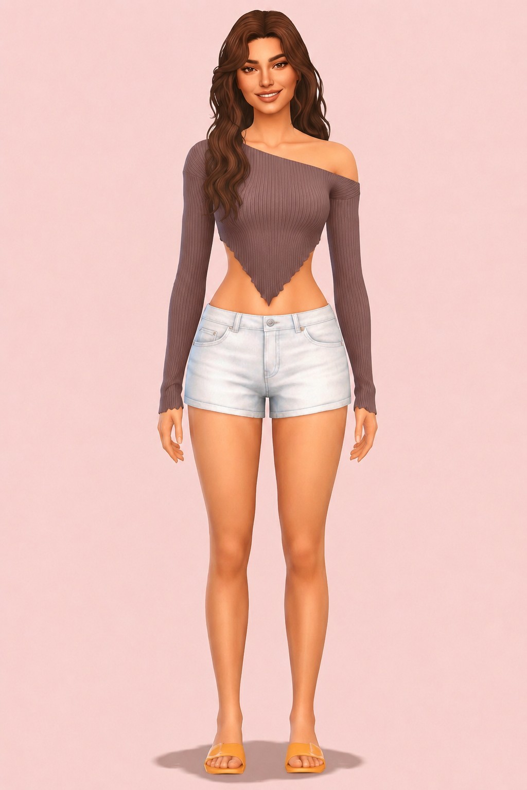 TANYA TOP (EARLY ACCESS) custom content (CC) for Sims 4 by simpliciaty