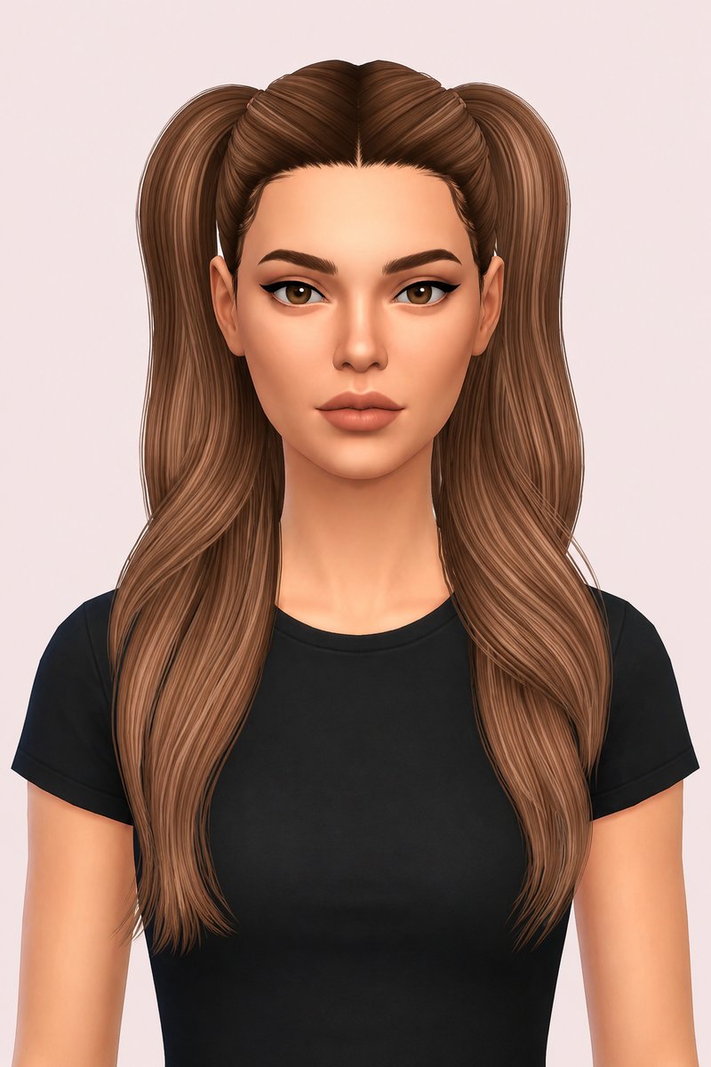 DANI HAIR (EARLY ACCESS) custom content (CC) for Sims 4 by simpliciaty